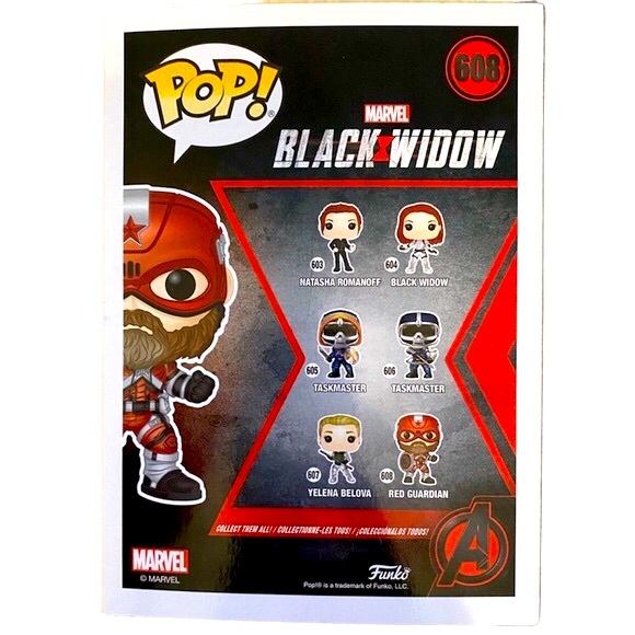 Funko POP Marvel Black Widow Guardian Bobblehead Collectible - Picture 4 of 6